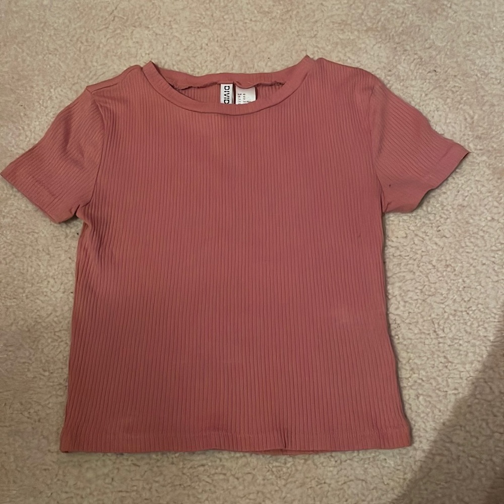 Pink crop top